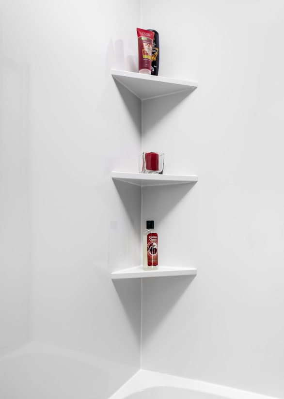 Corner Shelves on Panels